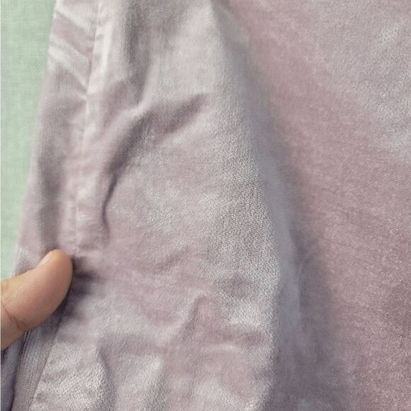 LOFT Velvet Cropped Pants - Picture 2 of 8